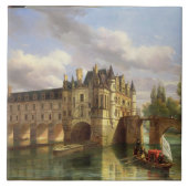 Le Chateau de Chenonceau, 1843 (Öl auf Leinwand) Fliese (Vorderseite)