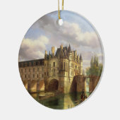 Le Chateau de Chenonceau, 1843 (Öl auf Leinwand) Keramik Ornament (Links)