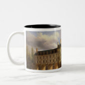 Le Chateau de Chenonceau, 1843 (Öl auf Leinwand) Zweifarbige Tasse (Links)