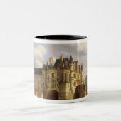 Le Chateau de Chenonceau, 1843 (Öl auf Leinwand) Zweifarbige Tasse (Mittel)