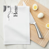 le chateau des IHR NAME v.2 Handtuch (Viertel Falte)