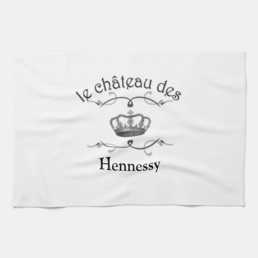le chateau des IHR NAME v.2 Handtuch (Horizontal)