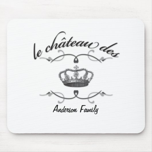 le chateau des YORES NAME Mousepad (Vorne)