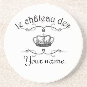 le chateau des YOUR NAME v.2 Sandstein Untersetzer