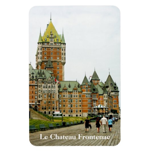 Le Chateau Frontenac Québec City Canada Magnet (Vertikal)