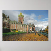 Le Chateau Frontenac, Quebec, Kanada Poster (Vorne)