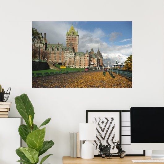 Le Chateau Frontenac, Quebec, Kanada Poster (Heimbüro)