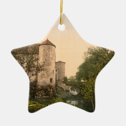 Le Chaussin, Vichy, Frankreich Keramikornament (Vorne)