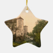 Le Chaussin, Vichy, Frankreich Keramikornament (Hinten)