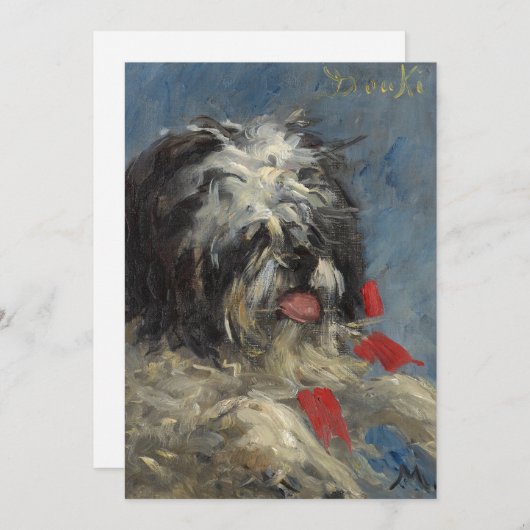 Le Chien "Donki" | Édouard Manet (Vorne/Hinten)