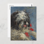 Le Chien "Donki" | Édouard Manet Postkarte (Vorne/Hinten)