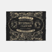 Le Chien Fleecedecke (Vorderseite (Horizontal))