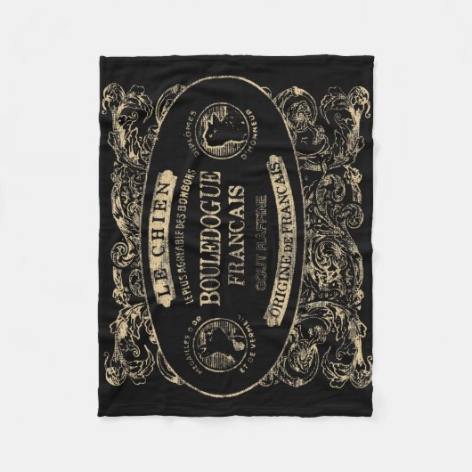 Le Chien Fleecedecke (Vorderseite)