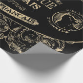 Le Chien Geschenkpapier (Ecke)