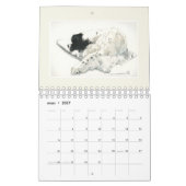 Le chien terre-neuve landseer kalender (Mär 2027)