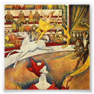 Le Cirque (der Zirkus) durch Georges Seurat Fotodruck
