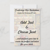 Le Cirque ( The Circus ) von Georges Seurat Einladung (Rückseite)