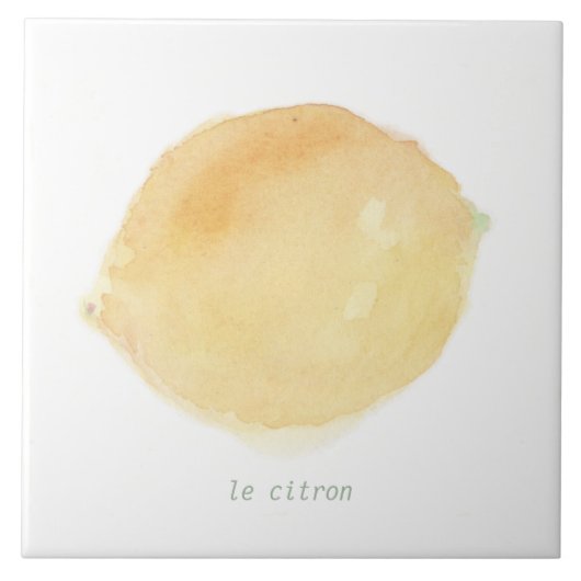 le citron fliese (Vorderseite)