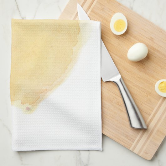 le citron geschirrtuch (Viertel Falte)