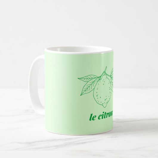 Le citron kaffeetasse (Vorderseite Links)