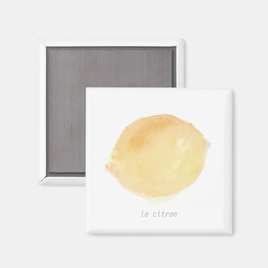 le citron magnet (Vorderseite/Rückseite)