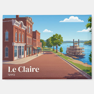 Le Claire USA Magnet