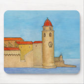 Le Clocher de Collioure Mousepad (Vorne)