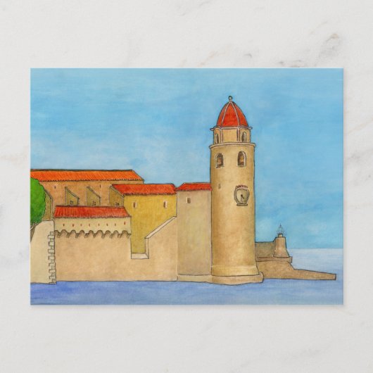 Le Clocher de Collioure Postkarte (Vorderseite)