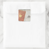 Le Code Zivil des Francais' Quadratischer Aufkleber (Tasche)