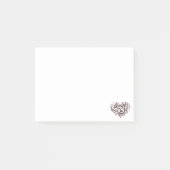 Le Coeur Accented Post-it Klebezettel (Vorderseite)