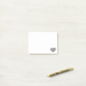 Le Coeur Noir Post-it Klebezettel (Auf Schreibtisch)