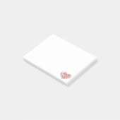 Le Coeur Rouge Post-it Klebezettel (angewinkelt)