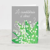 Le comhbhrón ó chroí-Beileid im gälischen botanisc Karte (Vorderseite)