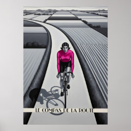 LE COMPAS DE LA ROUTE (Der Kompass der Straße) Poster