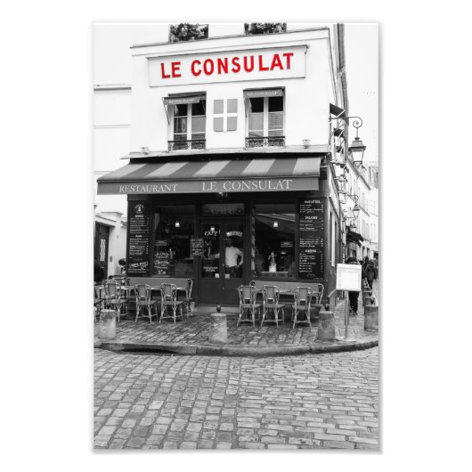 Le Consulat Cafe Montmartre Paris - Fotodruck (Vorne)