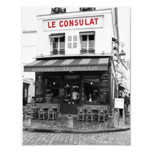Le Consulat Cafe Montmartre Paris large - Fotodruck (Vorne)