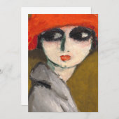 Le Coquelicot (Maismohn) von Kees Van Dongen Einladung (Vorne/Hinten)
