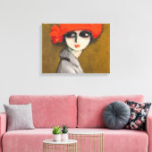 Le Coquelicot (Maismohn) von Kees Van Dongen Leinwanddruck (Insitu (Wohnzimmer))