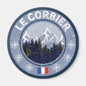 Le Corbier Station Magnet (Vorne)