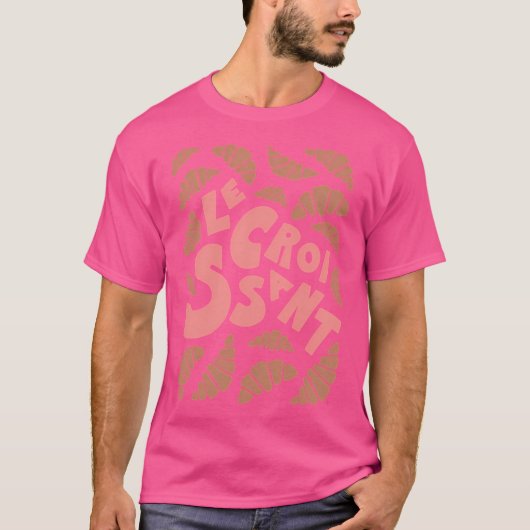 Le Croissant French T-Shirt (Vorderseite)