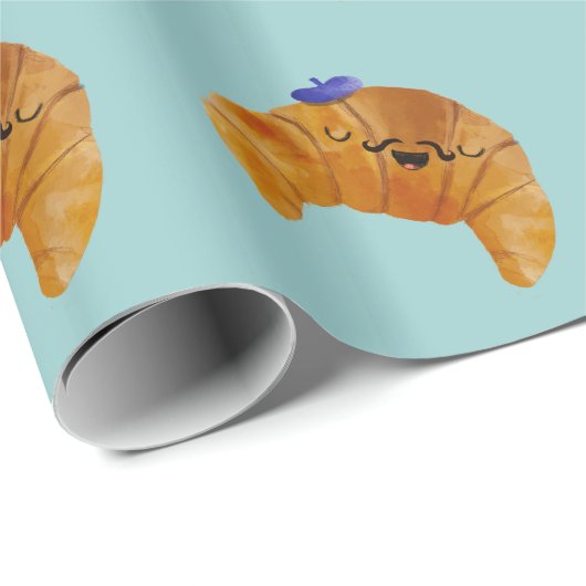 Le Croissant Geschenkpapier (Rolleneckpunkt)