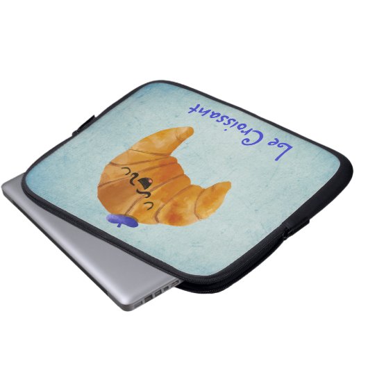 Le Croissant Laptopschutzhülle (Vorne Knopf)