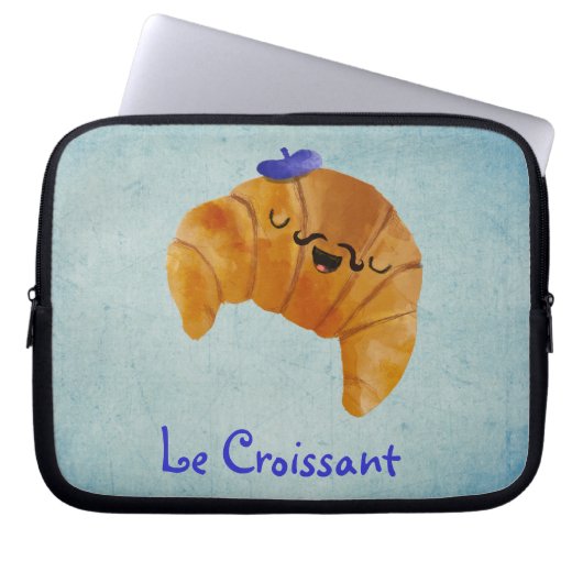Le Croissant Laptopschutzhülle (Vorderseite)