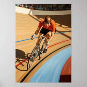 LE CYCLISTE DU VÉLODROME (Velodrom-Radfahrer) Poster