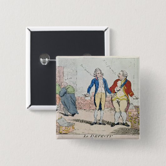 Le Deficit, 1788 Button (Vorne & Hinten)