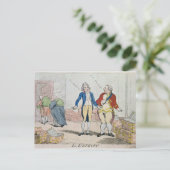Le Deficit, 1788 Postkarte (Stehend Vorderseite)