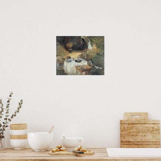 Le Dejeuner, 1873 Poster (Küche)