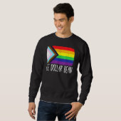 Le Dollar Bean Lgbt Flag Regenbogen Pride Month Vi Sweatshirt (Vorne ganz)