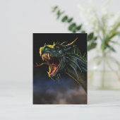 Le dragon du Loch Ness - Postkarte (Stehend Vorderseite)