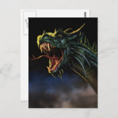 Le dragon du Loch Ness - Postkarte (Vorne/Hinten)
